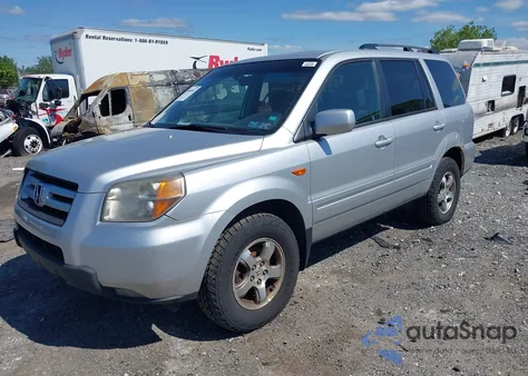2007 Honda Pilot Ex-L z USA, uszkodzony, nr VIN 2HKYF18537H509505